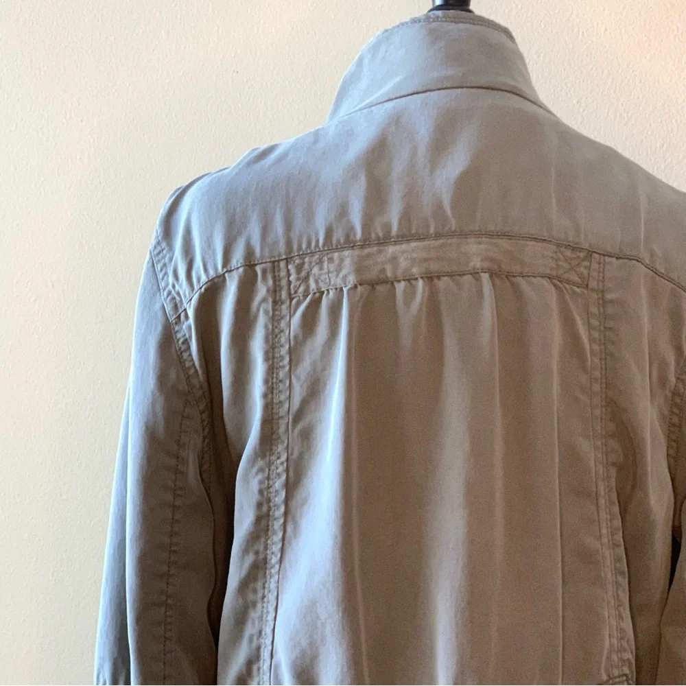 Women's Light Gray Utility Field Jacket - Unbranded